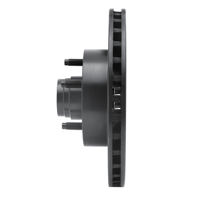 Ford Explorer Brake Rotor (1) - Front Right - R1 Concepts - Drilled & Slotted - Black - `95-`11